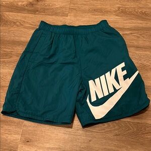 Nike Boys Dark Teal Woven Shorts